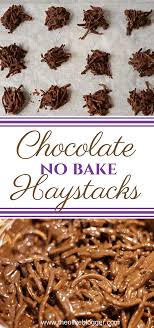 No Bake Chocolate Haystack Cookies One Of The Easiest No Bake Cookies You Can Make They Are Chocolate Haystacks Easy No Bake Cookies Baking Recipes Cookies