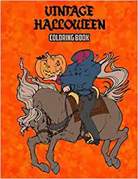 Funtime vintage whitman bonus coloring book halloween themed 1957 unused. Amazon Com Vintage Halloween Coloring Book Halloween Coloring Books 9798687387873 Colors Osam Books