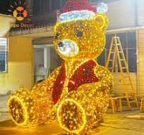 Outdoor Lighted Christmas Bears & Celebration Essentials For ...