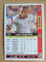 Luis fabiano is one of brazil's best players. Futbol Cromo NÂº 158 Luis Fabiano Sevilla C F M Sold Through Direct Sale 193669361