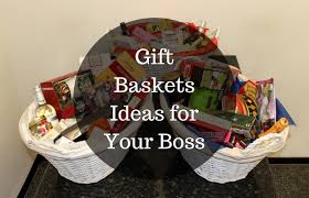 A safe, respectable and low maintenance gift that anybody would appreciate. Gift Baskets Ideas For Your Boss Idea Express