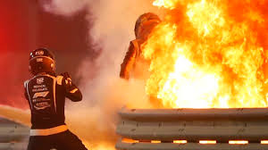 Romain grosjean walked away after his car erupted into flames due to a collision with the barrier on formula 1 driver romain grosjean escaped a terrifying crash after his car exploded on the first lap. Grosjean Undergoes Surgery Following Bahrain Crash Gpfans Com