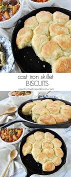 Cast Iron Skillet Biscuits Diy Biscuit Crackers Blueberry Biscuits Blueberry Muf Easy Biscuit Recipe Cast Iron Skillet Recipes Dinner Cast Iron Skillet Cooking