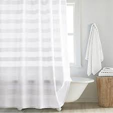 Dkny Highline Stripe Shower Curtain White Shower Curtain Bathroom Striped Shower Curtains White Shower Curtain