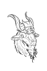 Goat Head Tattoo Sketch Design Sketch Tattoo Design Head Tattoos Tattoo Goat