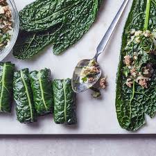 Quick Kale Dolmas Recipe Stuffed Grape Leaves Dolma Kale