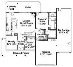 Floor Plans For House With Rv Garage Google Search Garage Floor Plans Garage House Plans Bedroom Floor Plans