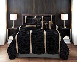 Look through black and gold bedroom pictures in different colors and styles and when. Robot Check Comforter Sets Bed Comforter Sets White And Gold Comforter