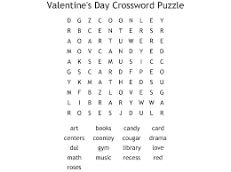 They're equally good for kids learning how to spell, for adults wanting to stimulate their mind, or for senior citizens looking to keep their minds sharp. Valentine S Day Crossword Puzzle Word Search Wordmint