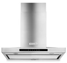 Commercial style wall mount canopy range hood with led light in stainless steel. Kitchenaid Stainless Steel 36 600 Cfm Wall Mount Canopy Range Hood Kvwb606dss Leon S