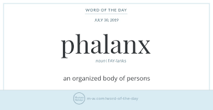 The Original Sense Of Phalanx Refers To A Military Formation That Was Used In Ancient Warfare And Consisted Of A Tight Blo Word Of The Day Uncommon Words Words