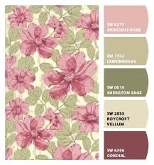 I Just Spotted The Perfect Colors Flowery Wallpaper Color Schemes Color