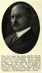 Philip Tell Dodge (1851-1931)