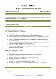 Executive assistant job summary 1. Office Manager Executive Assistant Resume Samples Qwikresume