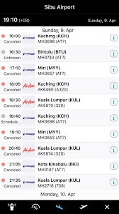 Scheduled flights departing on april 2. International Flight Network On Twitter All Flights Are Cancelled At Sibu Airport Today Due To Mh2718 Plane Skidded Upon Landing At Sibu Yesterday