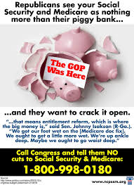 She won't tell anyone. 6. Gop Sticks To Demands For Social Security Medicare Cuts Ncpssm