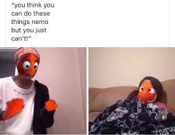 Stupid Bird From Finding Dory Pin By Trapd0llk On Ikyfl Periodttt Rns Finding Nemo Funny Disney Quotes Funny Disney Memes