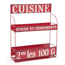 Tout dépend du type de rangement que vous désirez. Support A Epices En Metal Rouge H 43 Cm Brocante Maisons Du Monde