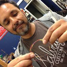 Guadalupe Makes Custom Strings the Old Fashioned Way, By Hand