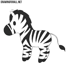 Learn how to draw a cartoon zebra with us! How To Draw A Chibi Zebra