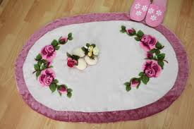 Banyo Paspasi Bath Mat Klozet Takimi Bowl Set Punch Embriodery Paspas Punch Fikirler