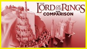 Images of the lights at the cheesecake factory will be deleted on sight. The Lord Of The Rings Real Scale In 3d Youtube