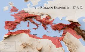 Historically, the roman empire was the dominant power in europe in the first few centuries ad. The Roman Empire At Its Territorial Height In 117 A D Mapporn