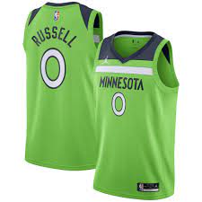 Minnesota Timberwolves Jordan Statement Swingman Jersey D Angelo Russell Mens