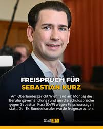 Der Berufung des Sebastian Kurz wird Folge gegeben", verkündet der  Richter-Senat. "Sebastian Kurz wird freigesprochen." Die Details ▷  https://tinyurl.com/4va9s5j8