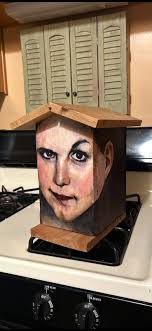 Creative Birdhouse Made from Daughter's Face