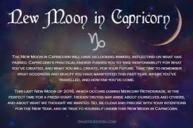 This New Moon In Capricorn Occurs During Mercury Retrograde So Expect To Experience A Particular Sharpness Of Min Capricorn Moon Numerology Horoscope New Moon