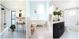 To download this black and white bathroom tile ideas in high resolution, right click on the image and choose save image and then you will get this image about black and you can see another items of this gallery of 65+ best black bathrooms interior ideas for cool bathroom design below. Classic Black And White Tiled Bathroom Floors Are Making A Huge Comeback