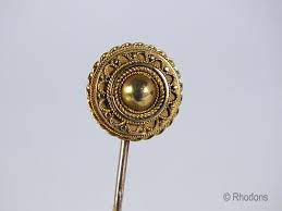 Antique Gold Stick Pin Collectible Antique Vintage Jewelry Stickpins Tie Cravat Scarf Pins Stick Pins Gold Pin Antique Gold