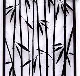 Steel Bamboo Fence Gate Asian Temple Style 6' Tall Wrought Iron