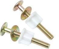 Amazon.com: 2Pcs Toilet Seat Screws, Steel Toilet Seat Hinge ...