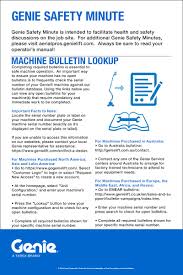 Bulletin is a curated wholesale marketplace featuring the most coveted brands for clothing, handbags, beauty, jewelry, lifestyle and more. Genie Safety Minute Machine Bulletin Lookup