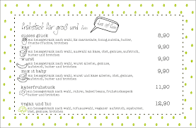 Speisekarte Speisekarte Karten Cafe