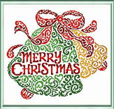 The set of 70 free christmas cross stitch patterns includes all the traditional motifs you would to find! Merry Christmas Bells Cross Stitch Pattern By Ursula Michael Crosstitch Com