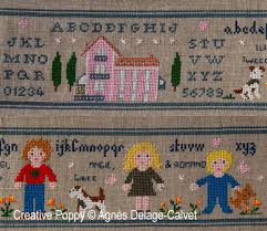5 out of 5 stars. Agnes Delage Calvet A Story Told In Stitches Family Portrait Cross Stitch Pattern