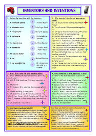 Inventors And Inventions Inventions Reading Comprehension Worksheets Inventors Activities