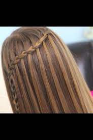 Feather Braid Made Into A Faux Waterfall Braid By Cutegirlshairstyles Waterfall Braid Hairstyle Long Hair Styles Braids For Long Hair