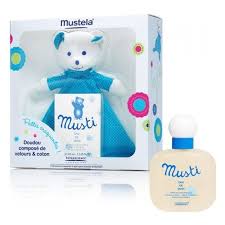 Mustela Coffret Musti Eau De Soin 100ml Doudou Bleu Pharmacie Lafayette Parfum Bebe Doudou Coffret Parapharmacie