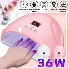 2020 12 Led Professional 36w Ultraviolet Uv Led Nail Lamp Gel Nail Dryer Polish Curing Light Wish