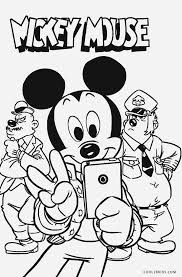 These spring coloring pages are sure to get the kids in the mood for warmer weather. Free Printable Mickey Mouse Coloring Pages For Kids