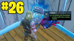 Fortnite gear specialist maya and pickaxe. Fortbyte Number 26 Accessible With The Bunker Jonesy Outfit Near A Snowy Bunker Location Fortnite Youtube