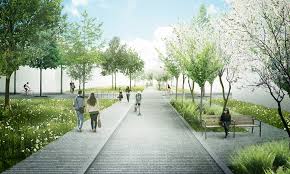 Park zuid wordt een nieuwe groene long van 6 ha die later dit jaar zal. Bas Smets Creeert Groene Oase Op Nieuw Zuid Buurt Aan De Stroom