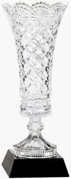 Tall Crystal Vase Trophy Crystal Vase Vase Crystals