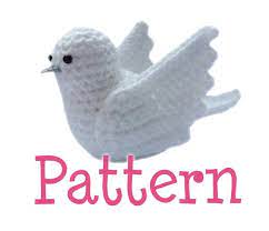 Get free tips, techniques and patterns. Crochet Amigurumi Dove Bird Pattern Crochet Birds Crochet Feather Crochet Amigurumi