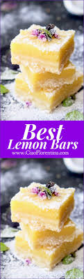 Best Lemon Bars Recipe Desserts Lemon Recipes Best Lemon Bars