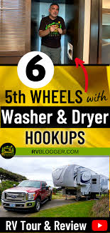 This little machine is seriously my favorite upgrade! 5th Wheel Camper Tours With Washer And Dryer Hookups Family Camping Vacation Rv Camping Tips Buying An Rv